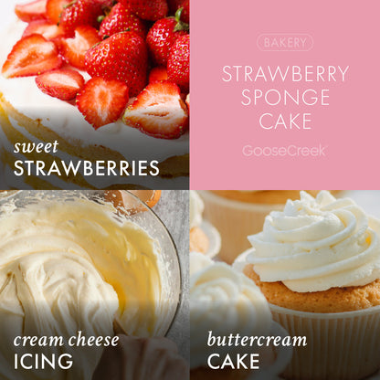 Strawberry Sponge Cake 7oz Single Wick Candle