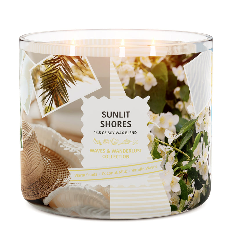 Sunlit Shores 3-Wick Candle - FFUK